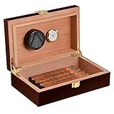 Volenx Humidor, Reise Humidor Zigarren, Handgefertigter Zigarrenetui mit Humidor...