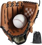 LeapBeast Rechte Hand Baseball Handschuhe, Softball Handschuhe mit 1 Ball,...