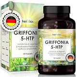 HERBIOS 5-HTP aus 250mg Griffonia Extrakt – 120 Kapseln für 4 Monate –...