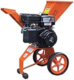 Benzin Häcksler 6 PS 4-Takt Motor 208 CCM AST Laub Holz Garten-Häcksler...