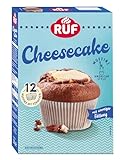 RUF Cheesecake-Muffins Backmischung, American Style Muffins mit cremiger...