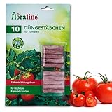 floraline® | 10x Tomaten - Düngestäbchen | Tomatendünger für bis zu 3...
