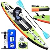 Stand up Paddling Board Aufblasbare SUP Board Set, inkl. Kajak Sitz,...