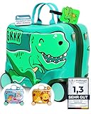 REISERACKER Kinderkoffer zum Draufsitzen als Kinderkoffer Handgepäck & Ersatz...