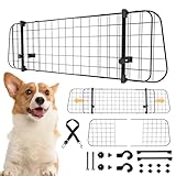 Herrselsam Hundegitter Auto, Autoschutzgitter Verstellbare Breite,trenngitter...