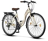 Licorne Bike Stella Premium City Bike in 28 Zoll - Fahrrad für Mädchen,...