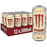 Monster Energy Pacific Punch - koffeinhaltiger Energy Drink mit erfrischendem...