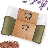 Hihealer Seiden Augenmaske 2er Set Lavendel Gewichtet, für Schlafen, Yoga, Spa,...