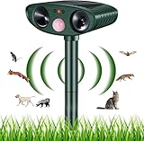 Katzenschreck Ultraschall, Solar Tiervertreiber, Katzenvertreiber Ultraschall...