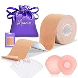 Laneso Klebe BH Push Up Brust Tape, Boobietape BH Rückenfrei Trägerloser BH,...
