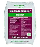 Beckmann Profi Bio Herbstrasendünger Herbst Rasendünger 20 kg Biodünger...