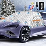COZII Frontscheibenabdeckung Winter, Groß Auto Windschutzscheibenabdeckung mit...
