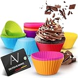 AVANA Wiederverwendbare Muffinformen aus hochwertigem Silikon Cupcakeförmchen...