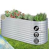 blumfeldt Hochbeet aus Metall, Wetterfestes Stahlblech für Balkon & Garten,...