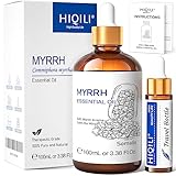 HIQILI Myrrhe Öl 100ml, 100% Reines Myrrhe Ätherisches Öl, Therapeutische...