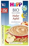 HiPP BIO Milchbrei Gute-Nacht Hafer Apfel (4 x 475g), ab 8. Monat, ohne...