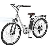 Finbike Elektrofahrrad mit Abnehmbarer 36V 13Ah Akku Bis zu 108KM,26 Zoll E Bike...