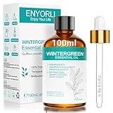 ENYORLI Wintergrünöl Ätherische Öle 100% Naturreine Ätherisches Öl 100ml...