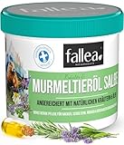 fallea Murmeltiersalbe 200ml – Original mit Murmeltieröl, Kampfer,...