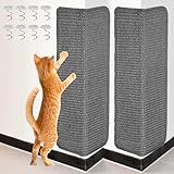 Zocipro 2 Stück Kratzwand für Katzen, Kratzmatte Katze Wand 50 x 25 cm,...