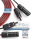 SEPO-Leitungen Solarkabel Verlängerung 4mm²/6mm² – 2er Set 1/2/3/5/10M –...