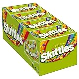 Skittles Crazy Sours, Sauer-Fruchtig, 16 Packungen Kaubonbons à 45 g