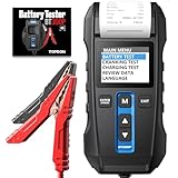 TOPDON Autobatterietester BT300P 12V 24V, 100-2000CCA Batterietester mit...