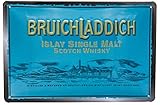 Retro Whisky Blechschild passend für Bruichladdich Single Malt Scotch Liebhaber...