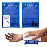 VonBueren 3x XL Kühlpacks Gel 11x18cm | ca. 200gr. je Kühlpad | Kühlgelkissen...