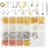 Mispudin 3730 Stück Ohrringe Selber Machen Set, Ohrringe Diy Zubehör, Schmuck...