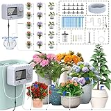 TRJZWA Automatisches Bewässerungssystem für Garten Balkon,2200 mAh...
