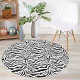 Hearda Teppich Rund, Reppich Schlafzimmer, Flanell Innenbereich Runder Teppich,...
