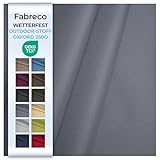Fabreco – Wasserabweisender Oxford 250D Polyester Stoff Meterware 100x160cm |...