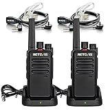 Retevis RT668 Funkgerät mit Headset, Lizenzfrei Walkie Talkie für Erwachsene,...