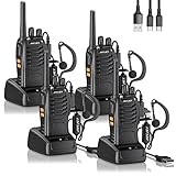 JUCJET 88E Walkie Talkie,Lizenzfrei PMR446 16 Kanäle Funkgeräte,2W Funkempfang...
