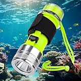 Kriogor Tauch Taschenlampe, 1500LM LED IPX8 Wasserdicht Unterwassersport...