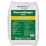 BECKMANN PROFI Rasendünger Areal 25 kg Stickstoffdünger Turbodünger...