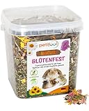 petifool Blütenfest 380g - Ergänzungsfutter für Nager - natürliches...