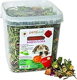 petifool Nager Flora 430g - Alleinfutter für Nager - natürliches Nagerfutter...