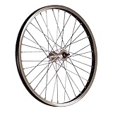 20 Zoll Vorderrad Büchel Alufelge/Aluminium Nabe Vollachse - schwarz