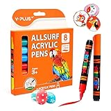 YPLUS Acrylstifte für Steine Wasserfest - Filzstifte Kinder, Graffiti Stifte...