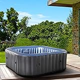 Whirlpool aufblasbar BRAST® MSpa Tekapo für 6 Personen 185x185cm In-Outdoor...