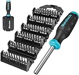 DURATECH Multibit-Schraubendreher-Set, 60 in 1 Schraubenzieher Set, Cr-V Bits...