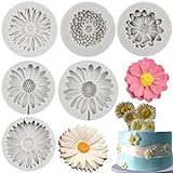MYPRACS 6 Stück Chrysanthemen Blumen Silikonform Blumen Fondant Kuchen...