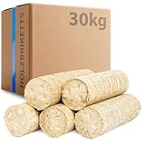 30kg Briketts aus Nadel Holz – Hoher Brennwert, CO2-neutral, hohe Heizleistung...