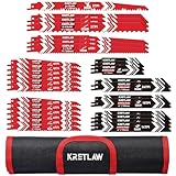 KRETLAW Säbelsägeblätter 36-teilig, Ersatzsägeblatt Set aus HCS- und...