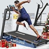 Decorcn Laufband für Zuhause - 4,5 PS, bis 16 km/h. Profi Große Lauffläche...