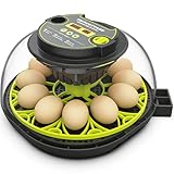 TRIOCOTTAGE Brutautomat 12 Eier mit Feuchtigkeit,Wasserversorgung,Automatischem...