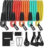 PROIRON Fitnessbänder Resistance Bands 5 Widerstandsbänder Fitnessbänder Set...