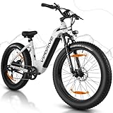 Vipdrive E-Bike für Damen und Herren, 48V 15Ah Akku, 26-Zoll-Fettreifen,...